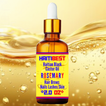 Haitian Black Castor Oil - Rosemary (2oz) - HAITIBEST